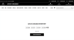 Desktop Screenshot of lexuscarlsbad.com